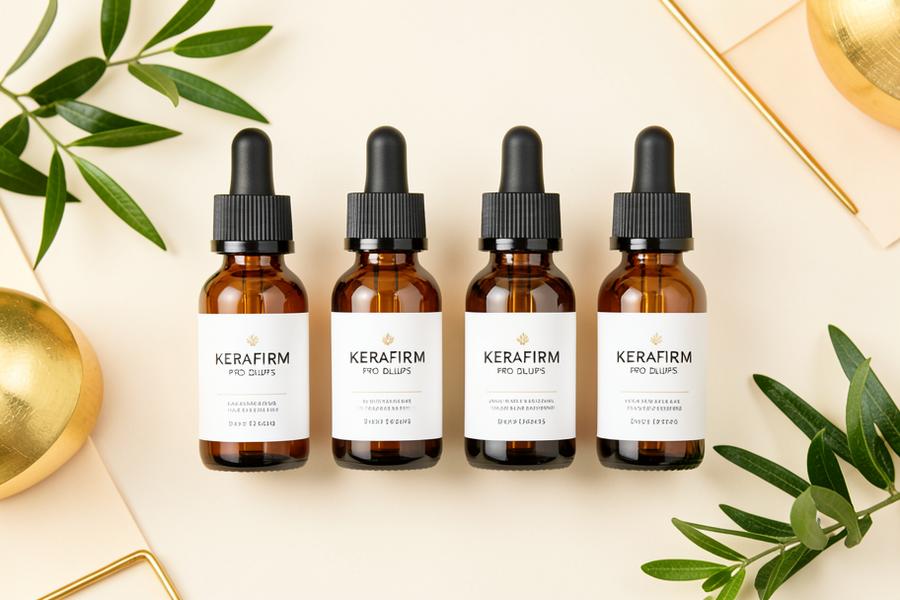 Six bottle KeraFirm Pro Drops package