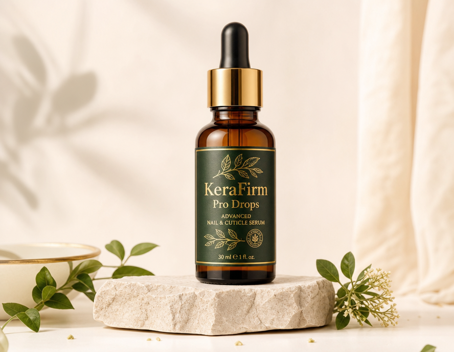 KeraFirm Pro Drops nail and cuticle serum bottle